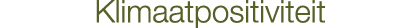Klimaatpositiviteit