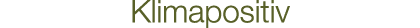Klimapositiv
