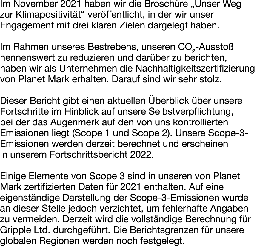 Im November 2021 haben wir die Brosch re „Unser Weg zur Klimapositivit t“ ver ffentlicht, in der wir unser Engagement...