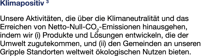 Klimapositiv 3 Unsere Aktivit ten, die ber die Klimaneutralit t und das Erreichen von Netto Null CO2 Emissionen hina...