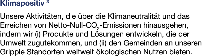 Klimapositiv 3 Unsere Aktivit ten, die ber die Klimaneutralit t und das Erreichen von Netto Null CO2 Emissionen hina...
