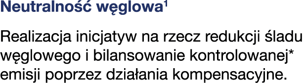 Neutralno  w glowa1 Realizacja inicjatyw na rzecz redukcji  ladu w glowego i bilansowanie kontrolowanej* emisji popr...
