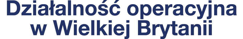 Dzia alno  operacyjna w Wielkiej Brytanii